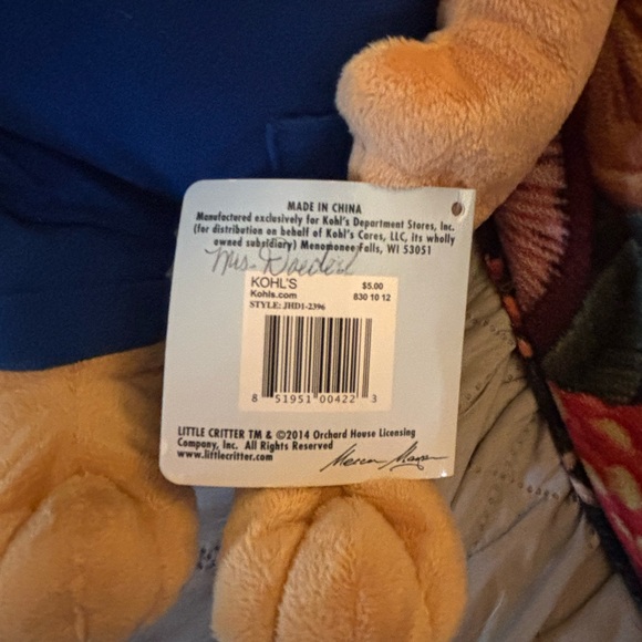 Mercer Mayers Little Critters Stuffies- Set of 2 NWT - Picture 4 of 7